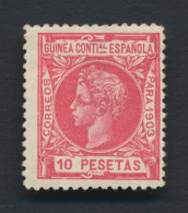 GUINEA 1903. 10 PESETAS. MLH* - Guinea Española