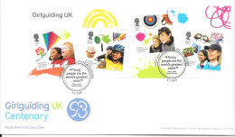 GB - 2010  Girlguiding Minisheet  FDC Or  USED  "ON PIECE" - SEE NOTES And Scans - Usados