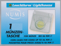 Leuchtturm Münzentasche Für Eine Münze Bis Zu Einem Druchmesser Von 46 Mm - Supplies And Equipment