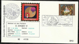 BALLON POST . BORDSTEMPEL . D - ERGEE VI . 1 . 12 . 1979 - Fesselballons