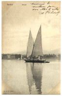 11- 3081 - Suisse -  Genéve  :  Barque à Grandes Voiles Du Lac Léman  1904 - Genève