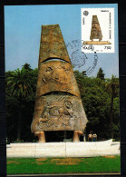 ITALIA - 1992 - EUROPA UNITA: LA SCOPERTA DELL'AMERICA - MONUMENTO A CRISTOFORO COLOMBO - Cartes-Maximum (CM)
