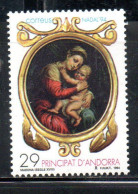 ANDORRE PRINCIPAT ANDORRA 1994 CHRISTMAS NATALE NOEL WEIHNACHTEN NAVIDAD 29p MNH - Nuevos