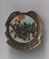 PIN'S THEME POMPIERS DE JUVIGNE  DANS LA MANCHE  CONGRES  SAPEURS POMPIERS 1192 - Brandweerman