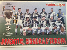 Juventus Squadra Campione D'Europa Roma 1996 Champions League - Fútbol