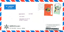 Benin Cover Bornefonden Sent To Denmark 1-12-1997 Topic Stamps - Benin – Dahomey (1960-...)