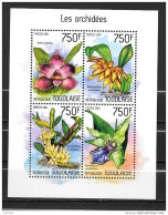 19 - TOGO - 3872 à 3875**MNH - Orquideas