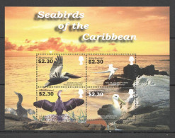 B0499 Montserrat Birds Seabirds Of The Caribbean Fauna 1Kb Mnh - Sonstige & Ohne Zuordnung
