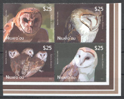 B0513 2012 Niuafo'Ou Fauna Birds Owls 1Set !!! Michel 110 Euro Mnh - Sonstige & Ohne Zuordnung