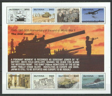 B0782 Guyana World War Ii Wwii War The Final Months Kb Mnh Stamps - Militares