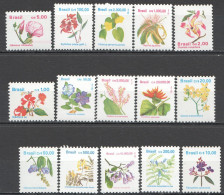 B0825 Brazil Flora Plants Flowers Big Set Mnh - Otros & Sin Clasificación