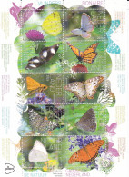 Netherlands Pays Bas 2024 Butterflies Schmetterlinge Papillons Front And Backside MNH** 5830 - Butterflies