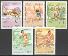 B0858 1995 Laos Sport Olympic Games Atlanta 96 Set Mnh - Other & Unclassified