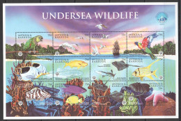 B0900 Antigua & Barbuda Fauna Fish & Marine Life Undersea Wildlife 1Sh Mnh - Marine Life