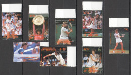 B0954 St. Vincent Sport Tennis Grand Slam Champions 1Set Mnh - Tennis