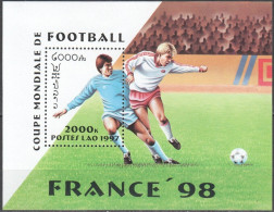 B0958 1997 Laos Sport Football World Cup France 1998 1Bl Mnh - Other & Unclassified