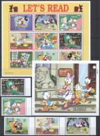 B1027 1997 Palau Walt Disney Animation Mickey Mouse Let'S Read Mnh - Disney