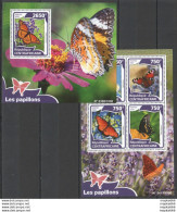 Ca055 2016 Central Africa Flora Insects Butterflies Les Papillons Kb+Bl Mnh - Papillons