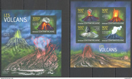 Ca616 2013 Central Africa Nature Geology Volcanoes Les Volcans Kb+Bl Mnh - Autres & Non Classés