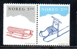 NORWAY NORGE NORVEGIA NORVEGE 1994 CHRISTMAS NATALE NOEL WEIHNACHTEN NAVIDAD COMPLETE SET SERIE COMPLETA MNH - Nuovi