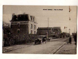 93 BONDY  Rue Du Breuil, Automobile Ancienne - Bondy