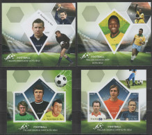 Oz0119 Imperf 2019 Pele Football Players Of The 20Th Century 2Kb+2Bl Mnh  - Other & Unclassified