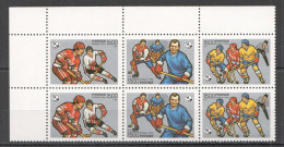 Oz0156 1996 Russia Sport Hockey World Cup 2Set Mnh - Hockey (sur Glace)