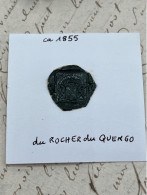 CACHET CIRE ANCIEN - Sigillographie - SCEAUX - WAX SEAL - Ca 1855 Du ROCHER Du QUENGO - Cachets