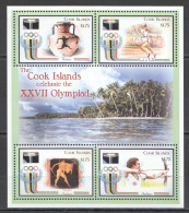 Wb202 Cook Islands Sport Celebrate The Xxvii Olympic Games Sydney Kb Mnh - Other & Unclassified