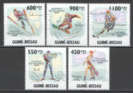 Wb229 2010 Guinea-Bissau Winter Olympic Games Vancouver #4581-85 Set Mnh - Other & Unclassified