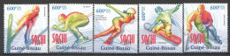 Wb241 2013 Guinea-Bissau Winter Olympic Games Sochi 2014 #6730-34 Set Mnh - Other & Unclassified