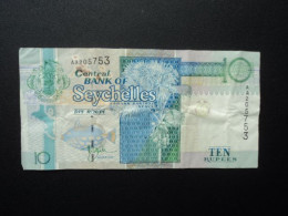 SEYCHELLES : 10 RUPEES   ND 1998    P 36a      TTB - Seychelles