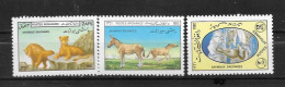 AFGHANISTAN - 1982 - 1109 à 1111 **MNH - Chevaux