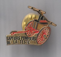 PIN'S THEME  POMPIERS DE LA TESTE EN GIRONDE - Firemen