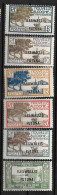 1930 - 46 à 51*MH - Timbres De N.C. De 1928 Surchargés - Ongebruikt