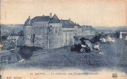 FRANCE - Dieppe - Le Château - Vue D'ensemble (Ouest) - Vue Générale - Animé - Carte Postale Ancienne - Dieppe
