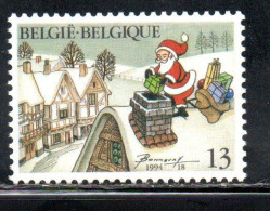 BELGIQUE BELGIE BELGIO BELGIUM 1994 CHRISTMAS NOEL NATALE WEIHNACHTEN NAVIDAD 13fr MNH - Neufs