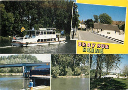 77 - Bray Sur Seine - Multivues - Vedette - Bateaux - CPM - Voir Scans Recto-Verso - Bray Sur Seine