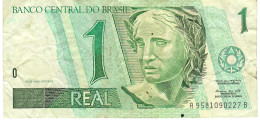 BRAZIL P243A 1 REAL 2010  #A/B Signature 26b  VF NO P.h. - Brésil