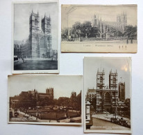 4 CP . LONDON..WESTMINSTER ABBEY....1908   1925   1934 - Westminster Abbey