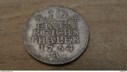 PRUSSE, PREUSSEN : 1/12 Thaler 1764  ......PHI....  ALL-11 - Groschen & Andere Kleinmünzen