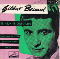 GILBERT BECAUD N° 2 - FR EP -  JE VEUX TE DIRE ADIEU + 3 - Autres - Musique Française