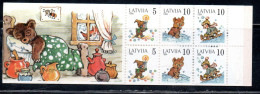 LATVIA LETTLAND LETTONIA LATVIJA 1994 CHRISTMAS NATALE NOEL WEIHNACHTEN NAVIDAD BOOKLET UNUSED MNH - Latvia