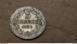 , German States FRANKFURT, 3 Kreuzer 1856 ......PHI....  ALL-3 - Monedas Pequeñas & Otras Subdivisiones