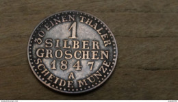 , German States LIPPE, 1 Silbergroschen 1847A ......PHI....  ALL-2 - Small Coins & Other Subdivisions