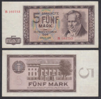 Ro 354a - 5 Mark DDR Banknote 1964 XF (2) Serie IS Rosenberg Nicht Bekannt  - Other & Unclassified