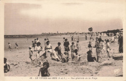 Le Vivier Sur Mer * Enfants Baigneurs , Vue Générale De La Plage - Autres & Non Classés