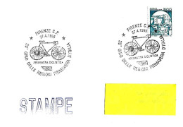 ITALIA ITALY - 1995 FIRENZE 20° Giro Delle Regioni Ciclismo (bicicletta) Su Busta Viaggiata - 9029 - 1991-00: Storia Postale