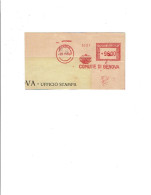 ITALIE EMA Rouge  Du 28/11/1954 Comune De GENOVA Blason 988 - Maschinenstempel (EMA)