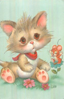 Le Chaton Et La Souris . Illustration JOAN - Collections, Lots & Séries